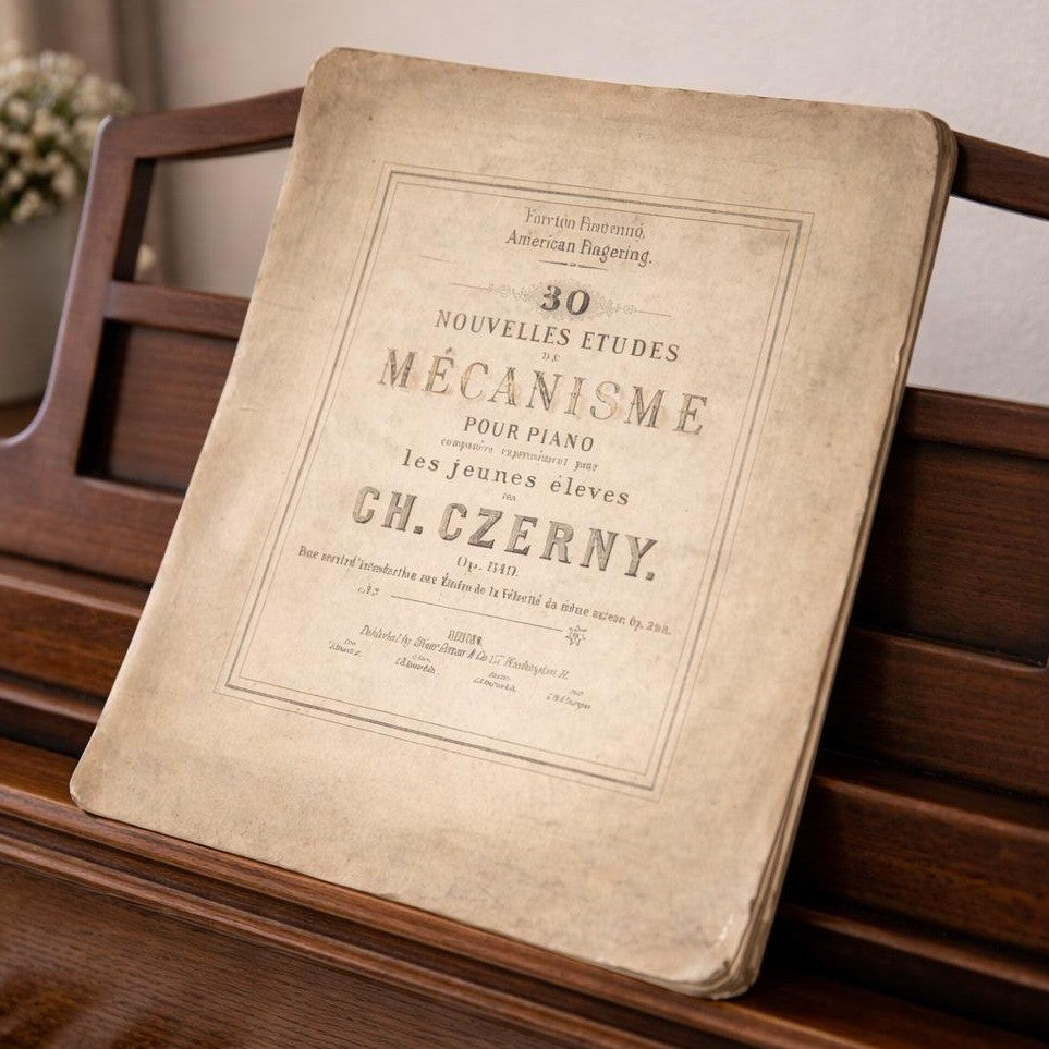 Czerny Op 849 Piano Etudes Book Oliver Ditson Sheet Music