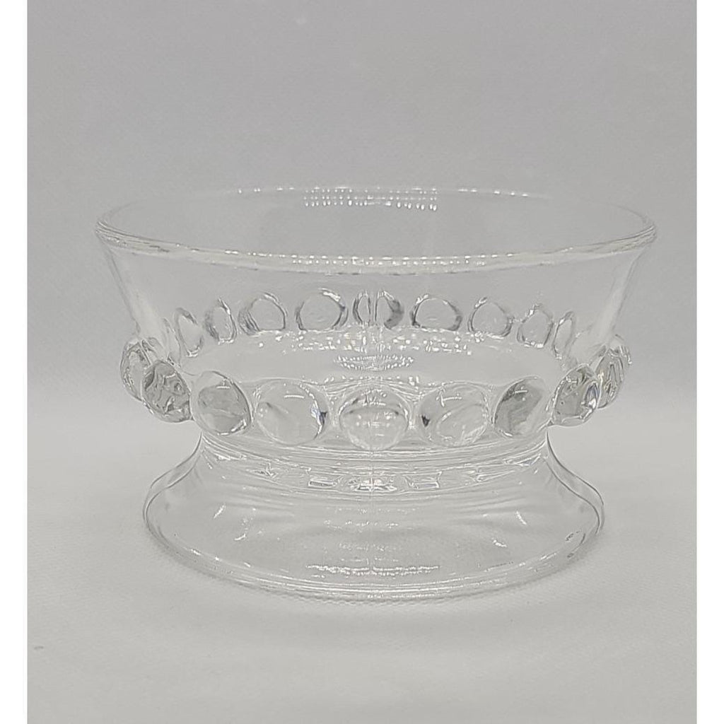 Vintage Clear Glass Sundae Dish Footed Ice Cream Dessert Cup