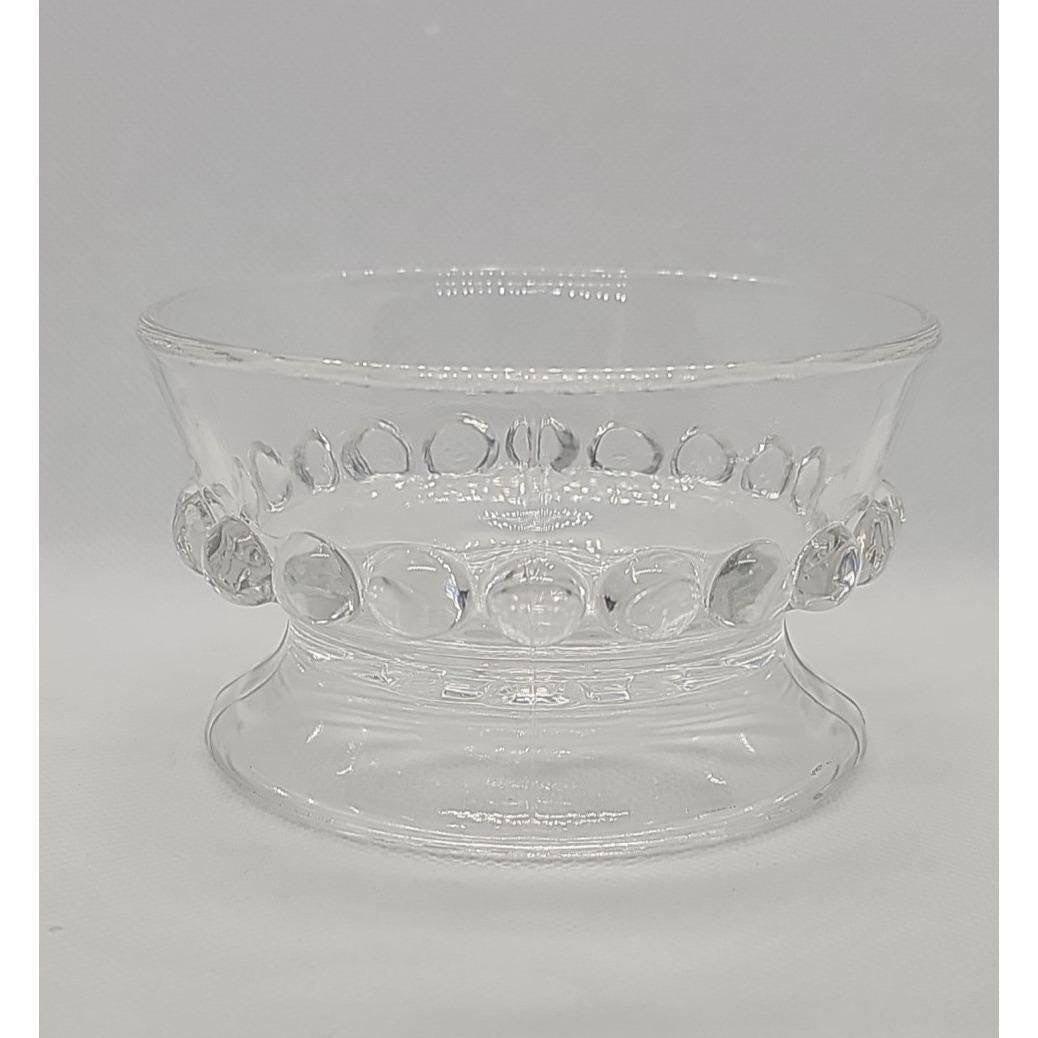 Vintage Clear Glass Sundae Dish Footed Ice Cream Dessert Cup