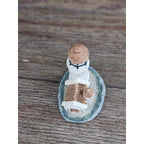 Miniature Lighthouse Resin Figurine Coastal Nautical Decor 3.5"