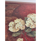Tuscan Summer Floral Wall Art by Pamela Gladding Framed 18x22