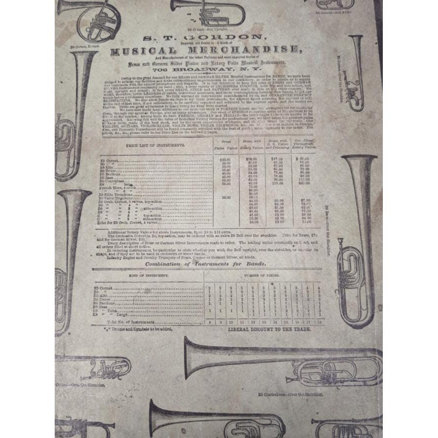 Antique 1865 Technical Studies for the Piano Forte Music Book