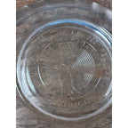 Vintage Clear Glass Mixing Bowl | 9.5" Round Utility Bowl