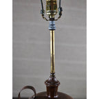 Vintage Hammered Copper Table Lamp 25" Rustic Mid Century Base