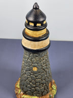 Vintage Ks Collection Blue Rock Lighthouse 6" Tall