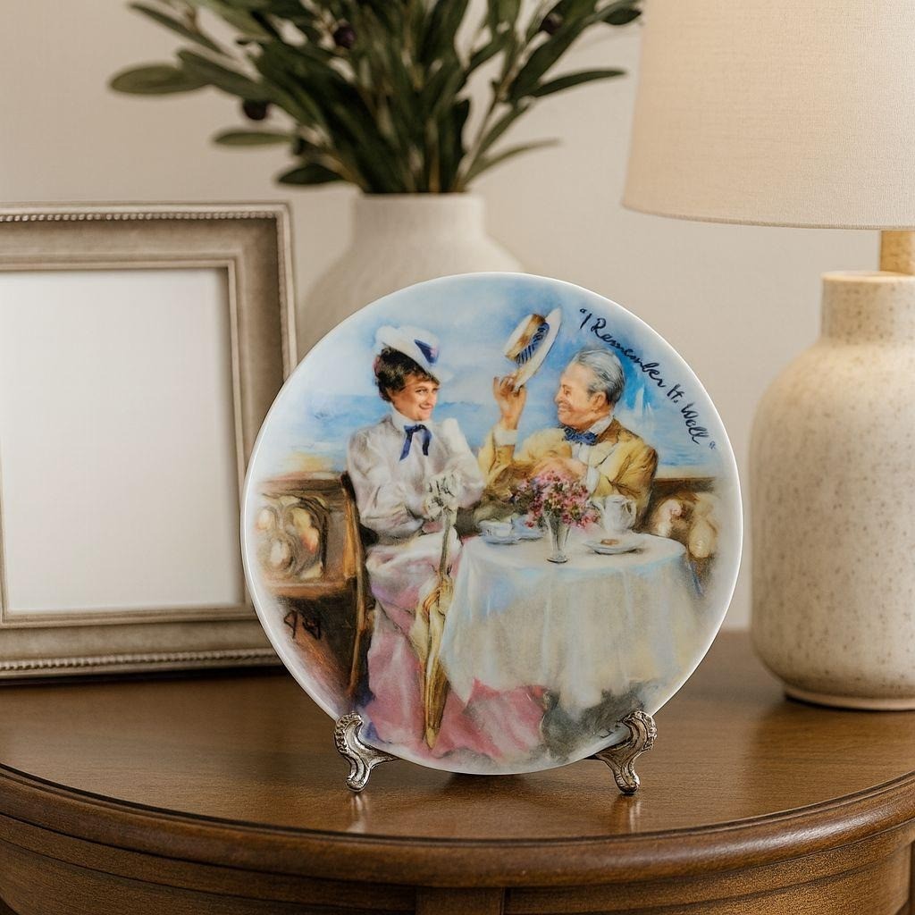 Vintage 1986 Limoges Gigi Collector Plate "I Remember It Well" 8.5 Inch