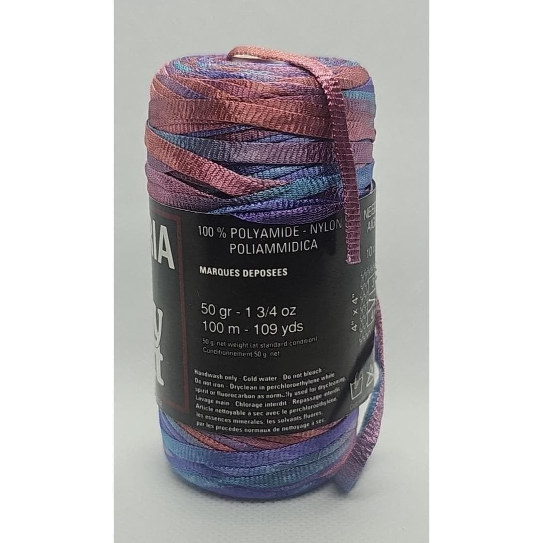 Anny Blatt Victoria Ribbon Yarn Nylon Multicolor 50g