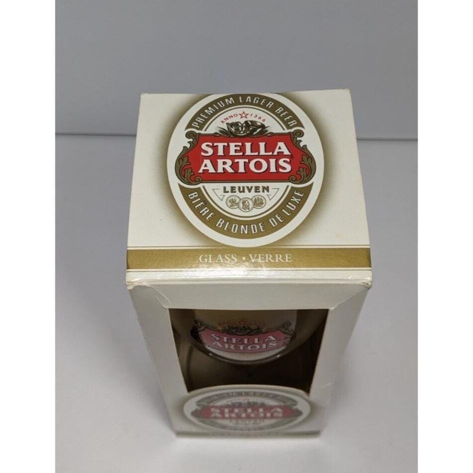 Stella Artois Chalice Glass 330ml With Box Barware
