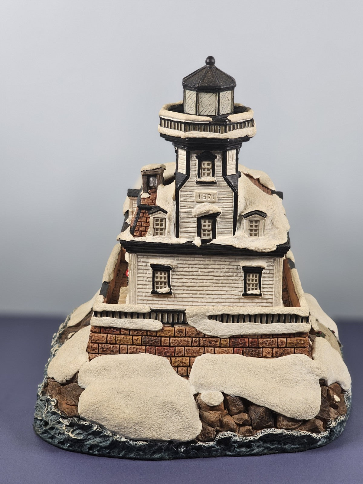 Vintage Harbour Lights Christmas 1996 Colchester Reef Lighthouse #701