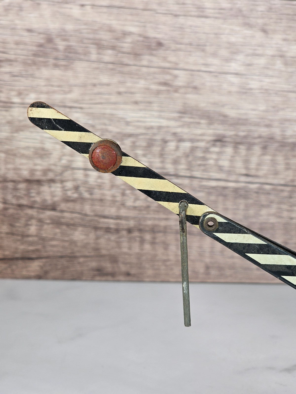 Vintage Marx O Gauge Train Railroad Crossing Arm & Signal Untested