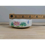 Vintage Otagiri Lotus Garden Bowls Set of 3 Japan Floral Mini Bowls 3"