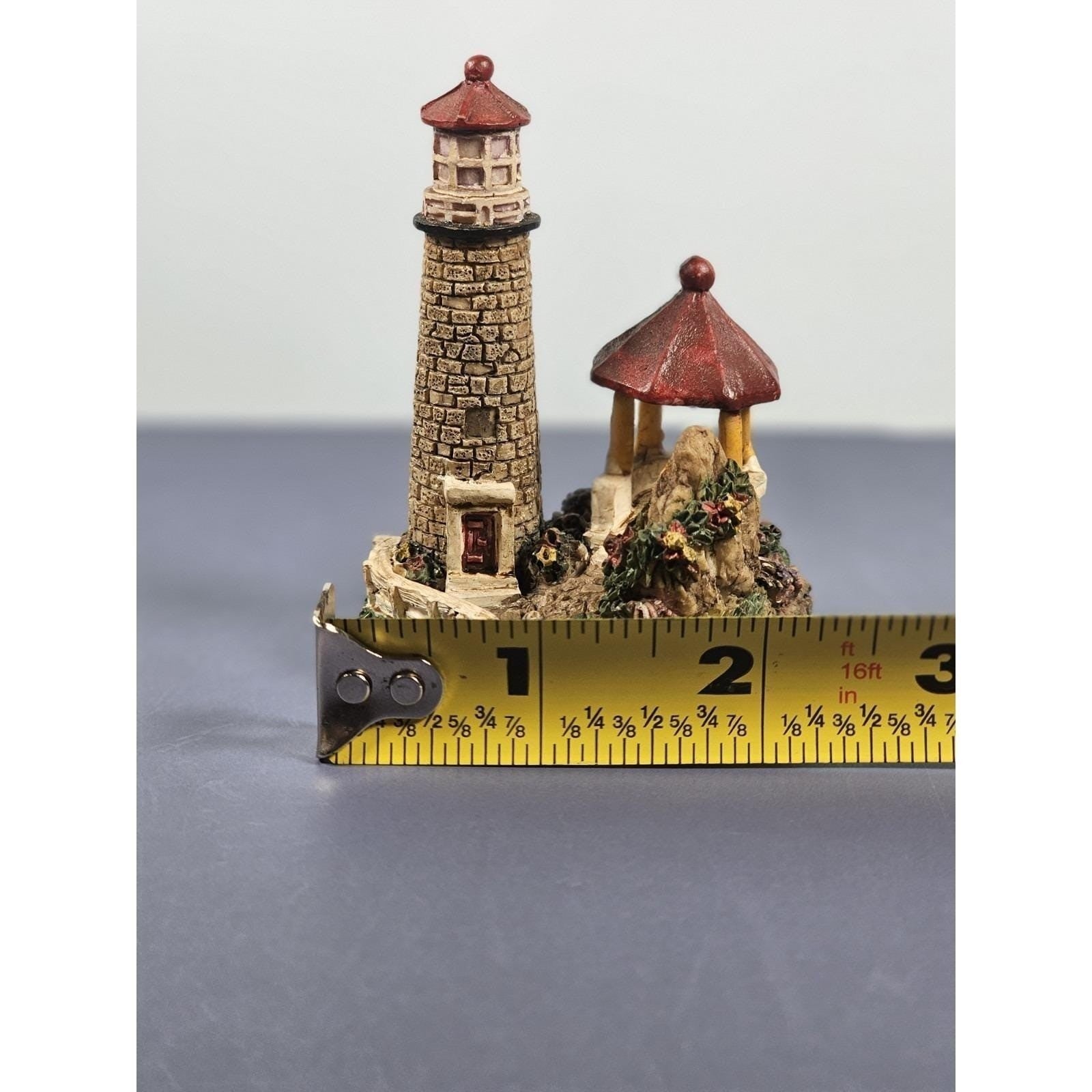 K's Collection Lighthouse Figurine Gazebo 1990s Coastal Decor