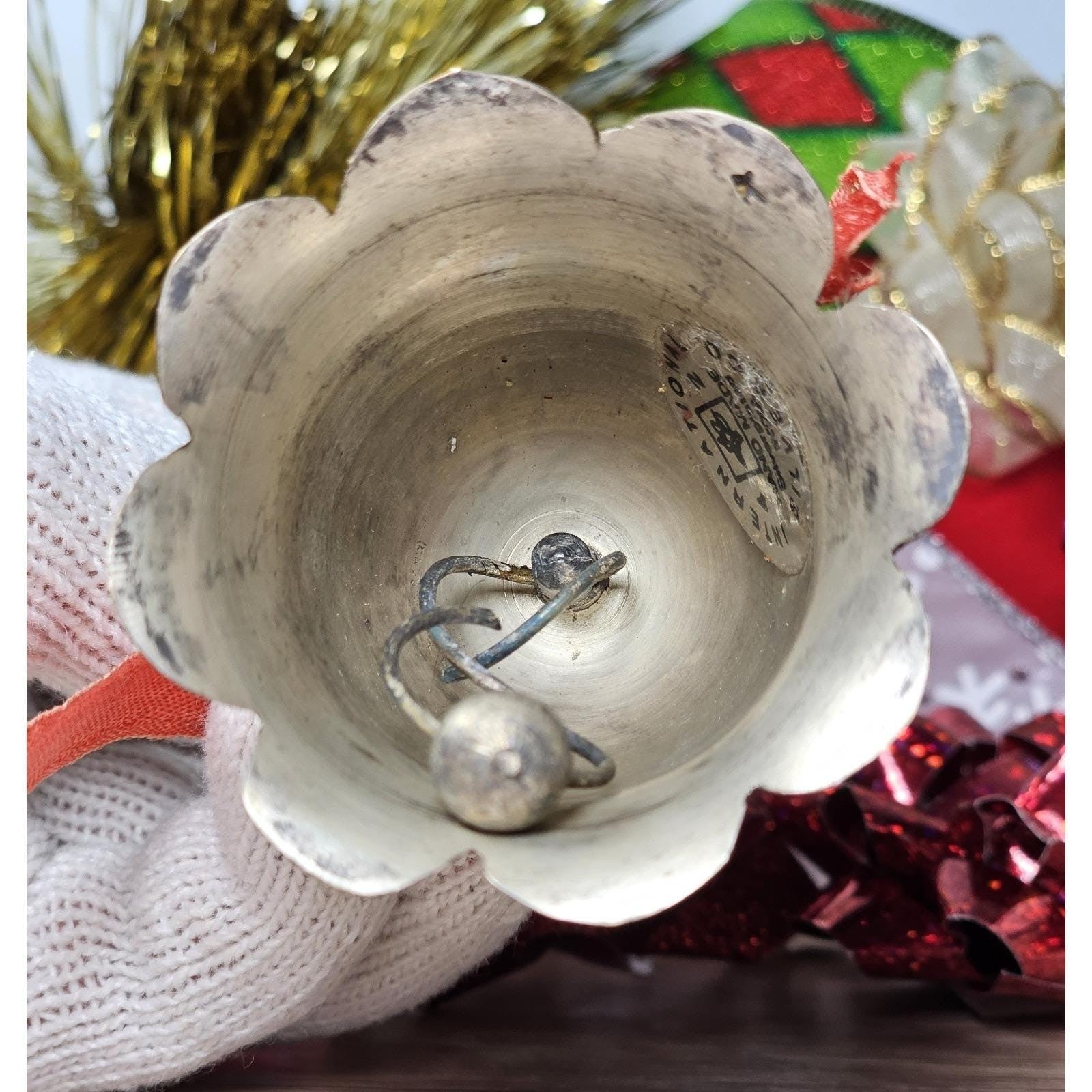 Vintage 1993 Christmas Bell International Silver Plated Holiday