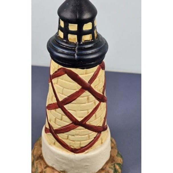 KS Collection Lighthouse Figurine Red Diamond Nautical Decor