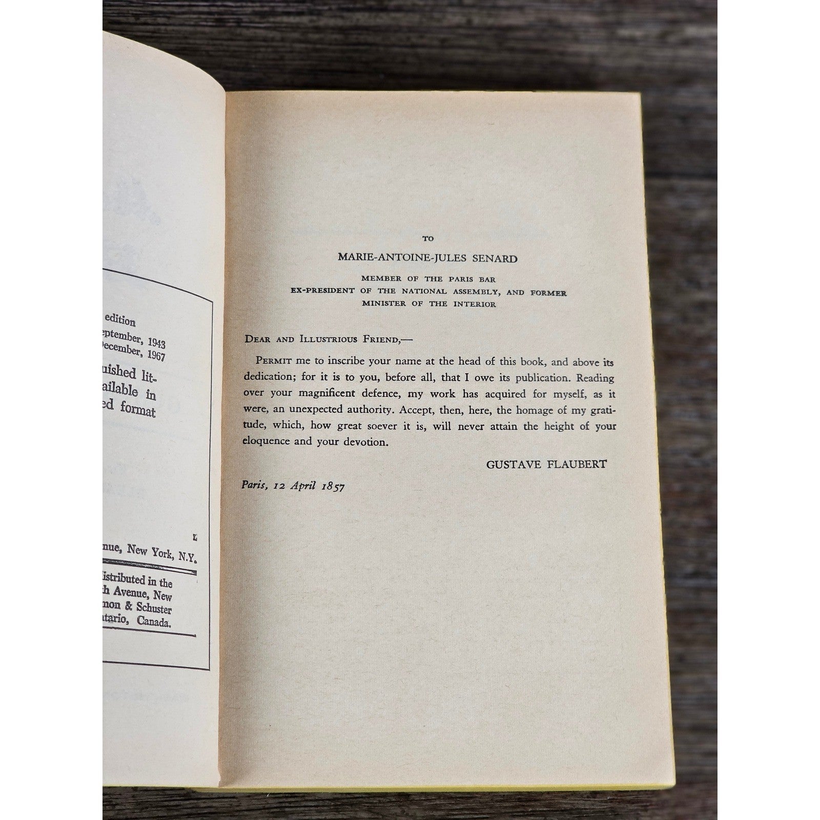 Vintage Madame Bovary Paperback – Gustave Flaubert – Washington Square Press