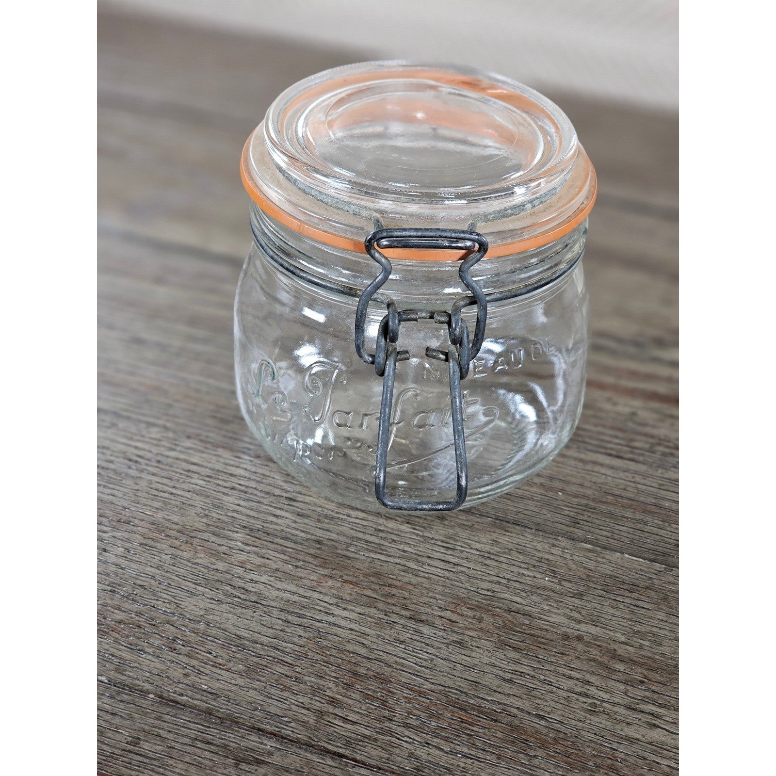 Vintage Le Parfait 0.5L Clamp Lid Glass Jar Made in France