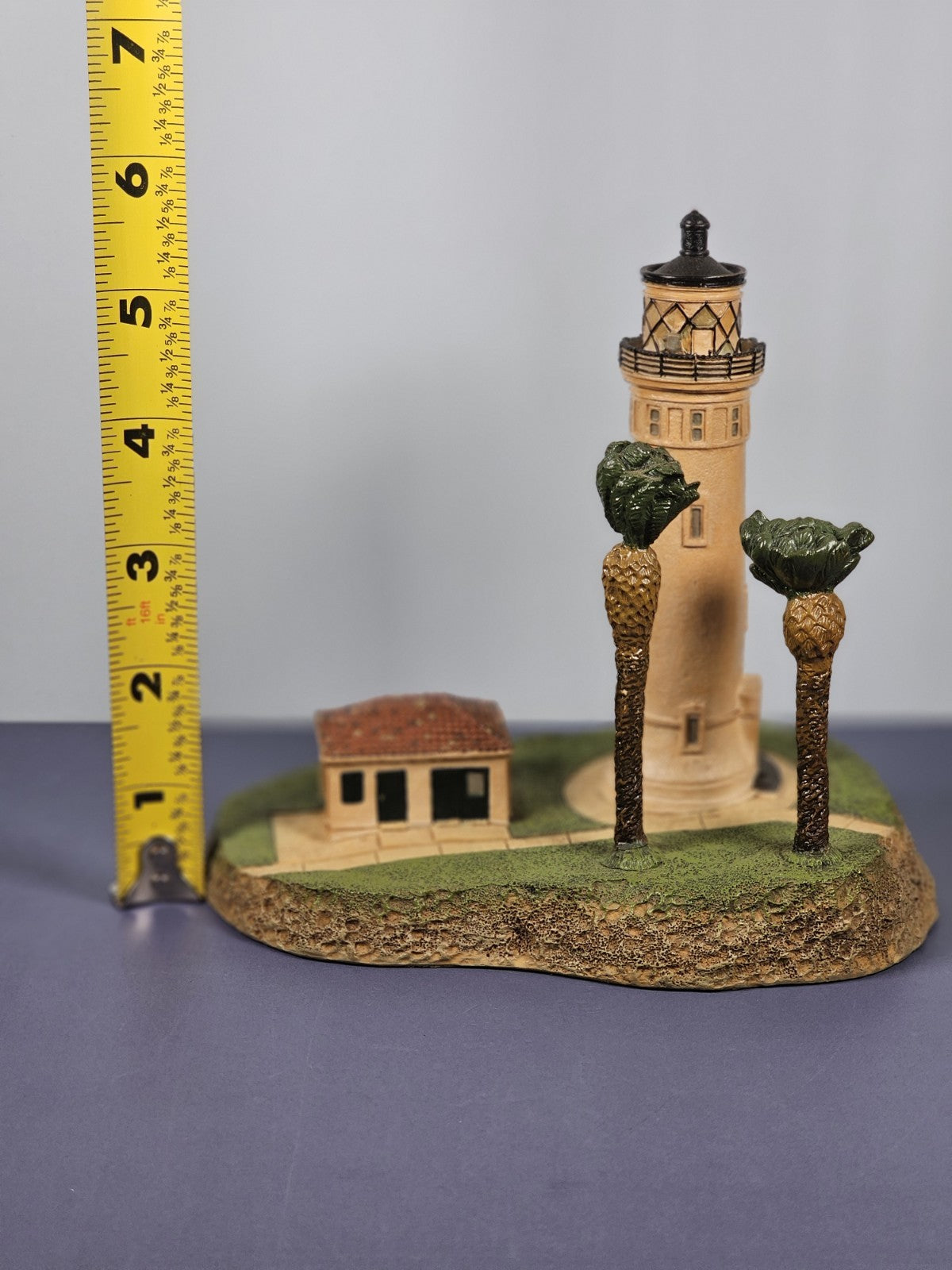 Vintage The Danbury Mint 1993 POINT VICENTE LIGHTHOUSE Sculpture