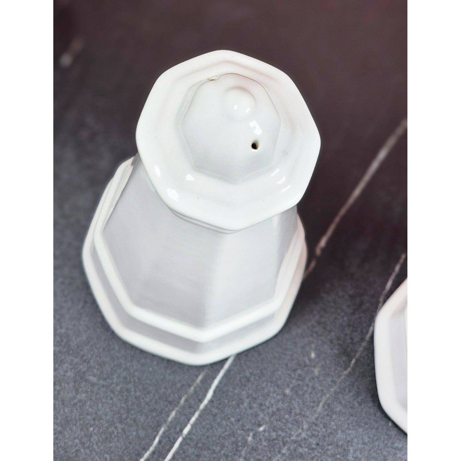 Vintage Pfaltzgraff Heritage Lighthouse Salt & Pepper Shakers White Ceramic