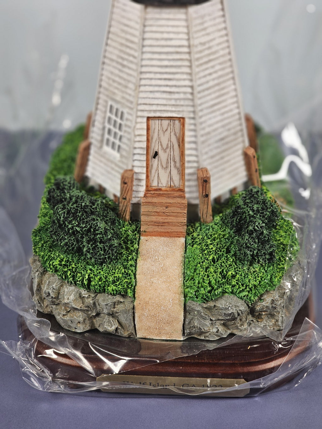 Lefton Historic American Lost Lights Wolf Island Georgia Lighthouse Model