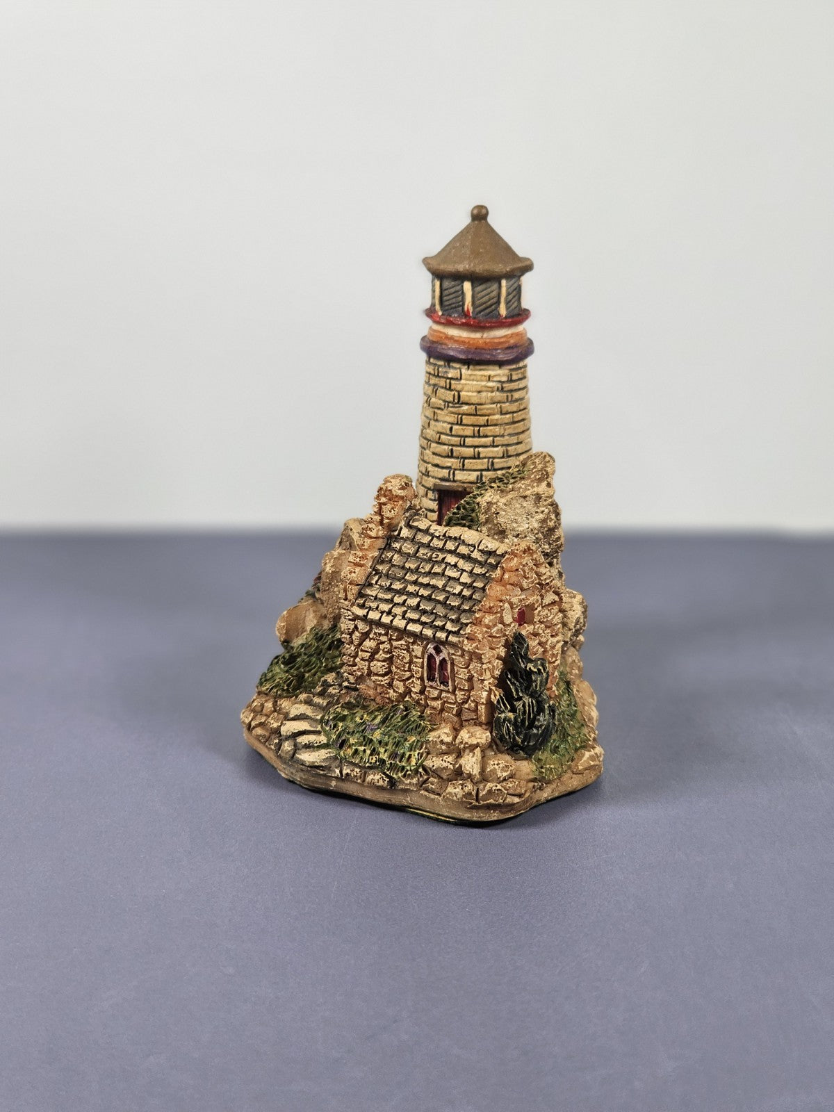 Vintage Lighthouse Figurine Ks Collection 1990s Coastal Decor Hand-Painted Colle