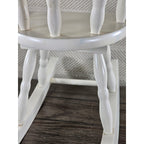 Vintage Wooden Doll Rocking Chair White 16" Cottage Style 80s 90s