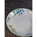Vintage Majesticware Geranium Floral Bowls Set of 2 Sue Zipkin 8 Inch