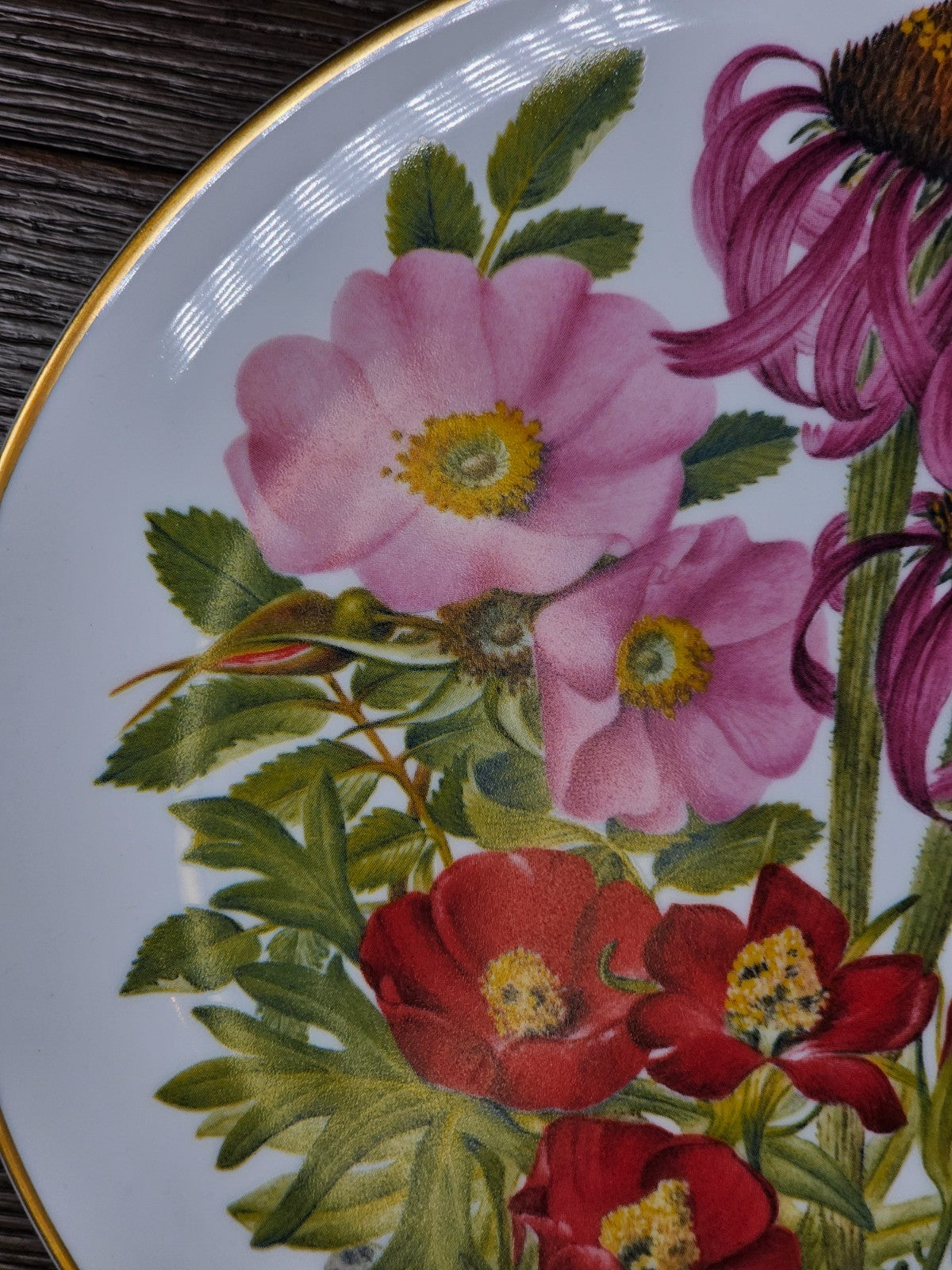 Franklin Mint – Sierra Club’s “Wildflowers of the Prairies” Plate – 7 3/4"