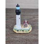 Resin Lighthouse Figurine Coastal Decor Mini Lighthouse Nautical Accent