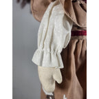 Vintage 17" Handmade Cotton Girl Doll