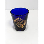 Preakness Stakes Shot Glass 2000 Blue Horse Racing Souvenir