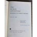 Vintage World History Books Set – The Human Adventure Volumes One & Two (1964)