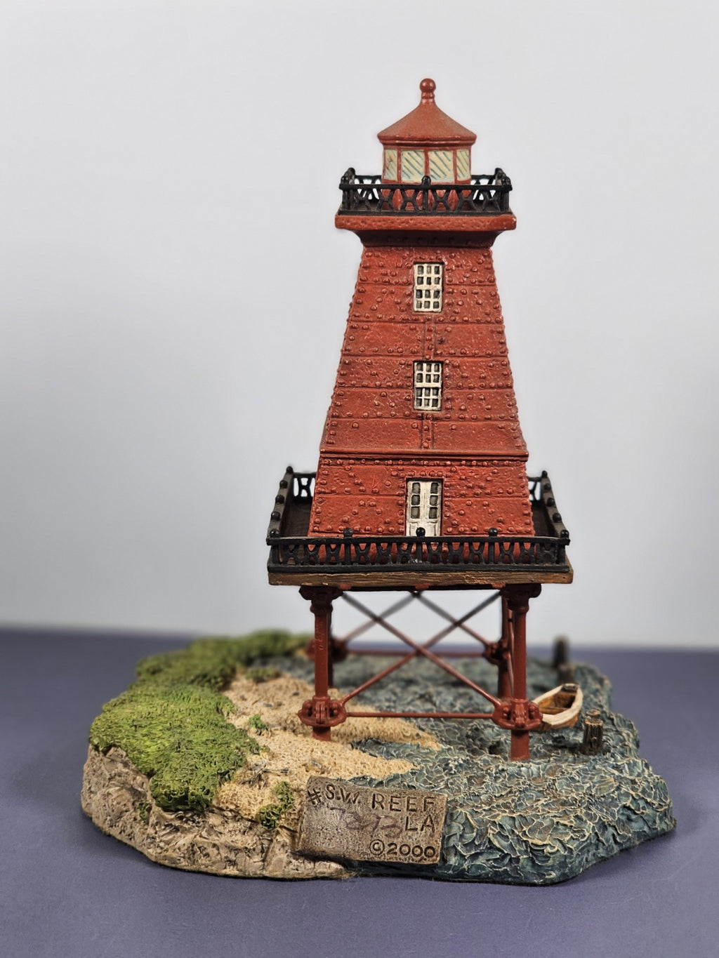 Harbour Lights #530 Southwest Reef  Louisiana Lighthouse Society Exclusive Decor