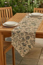 Martha Stewart Everyday Earth Tone Floral Table Runner 69"x13"