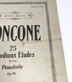 Concone Sheet Music - Melodious Etudes