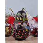 Peruvian Lucuma Gourd Bird Ornament Hand Carved Folk Art