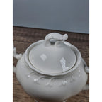 Vintage Peppertree Tabletops Porcelain Sugar Bowl with Lid