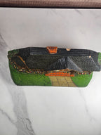 1920's  LUX Clock Co "Bungalow Deluxe Art Clock" Novelty Desk Clock