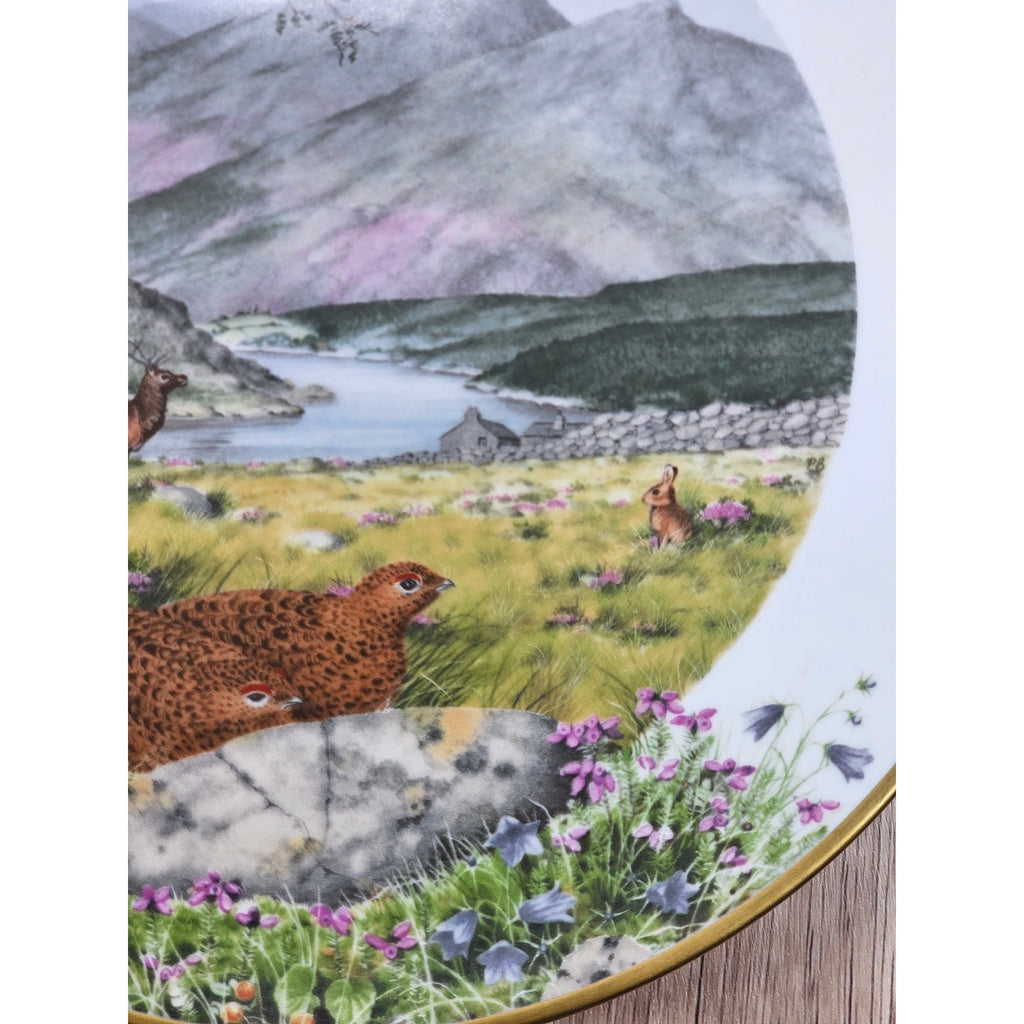 Franklin Porcelain September on the Moors Plate by Peter Barrett 9"