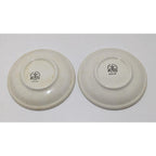 Homer Laughlin US Navy Saucer Plates Set of 2 Vintage USN China