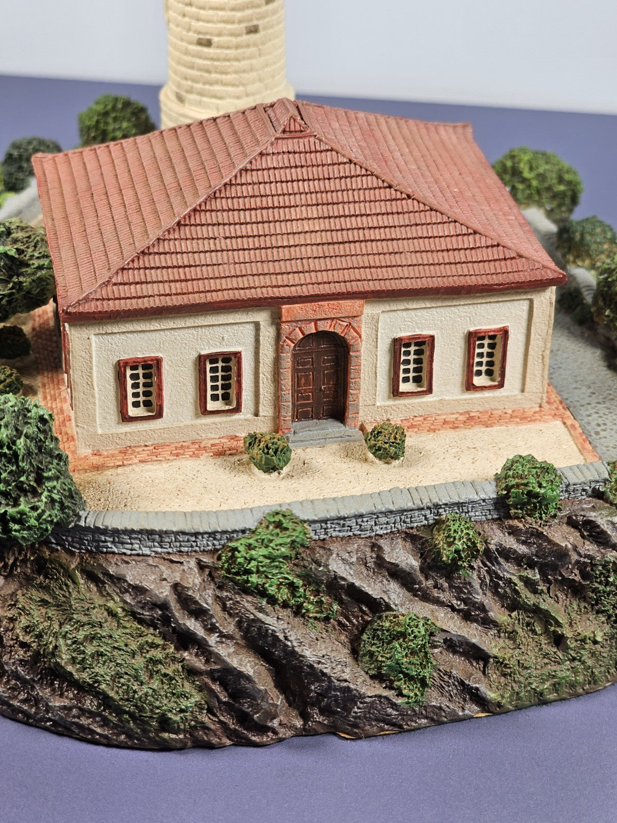 Danbury Mint Calaburras Lighthouse Spain Historic International Lighthouses