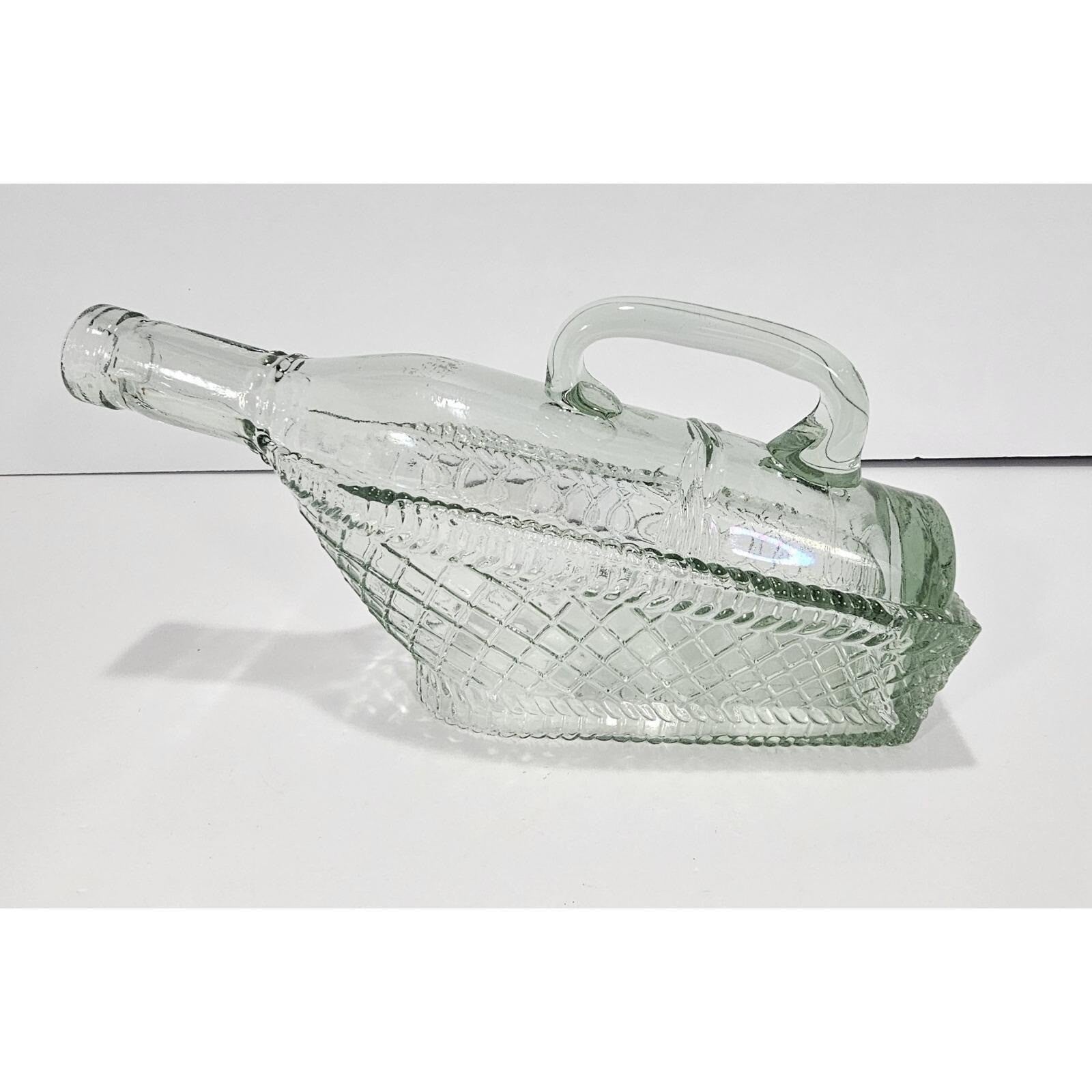 Vintage Ship Bottle London Winery Glass Decanter Italy