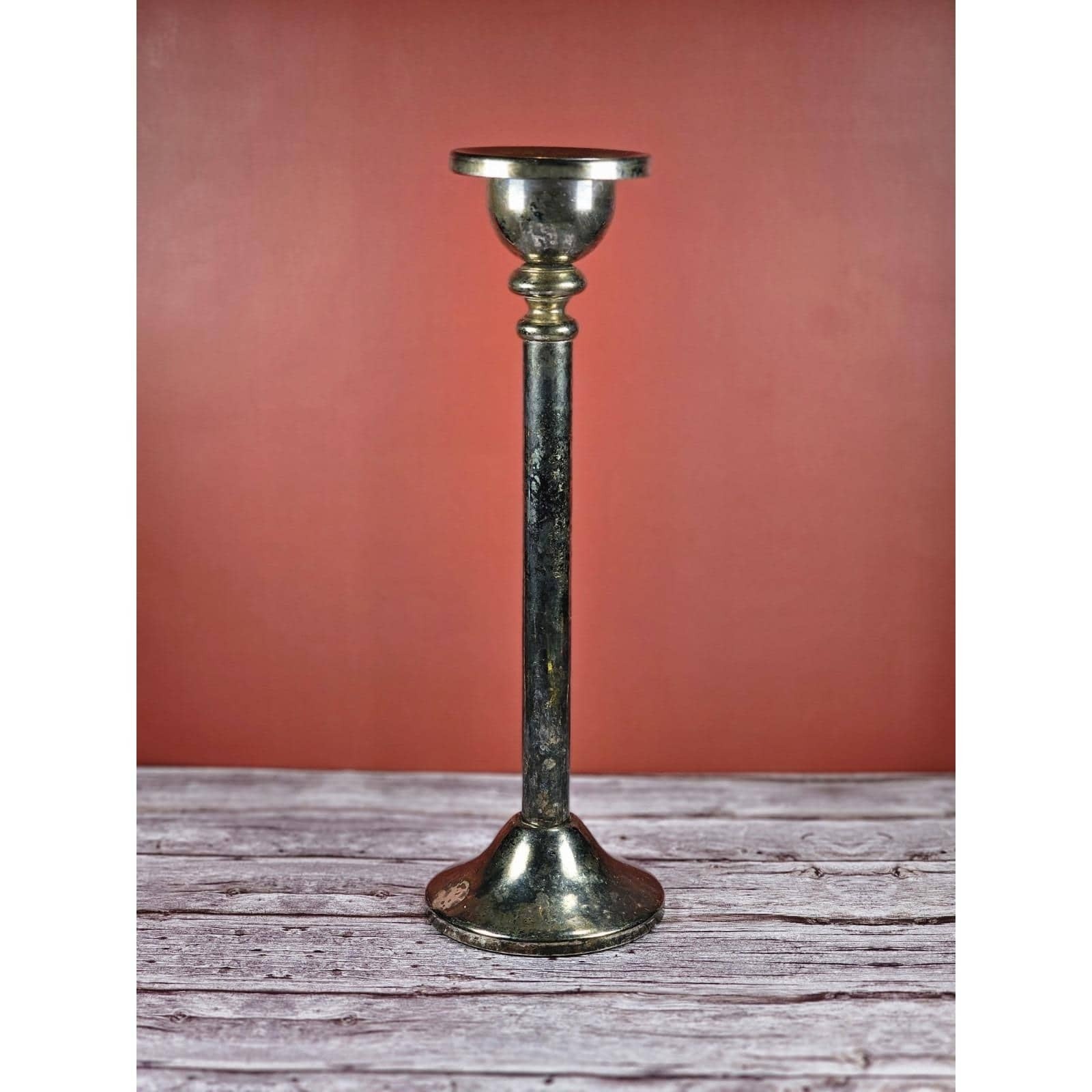 Vintage Godinger Silver Plated Candlestick Holder 10 Inch Tall Elegant Decor