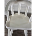 Vintage Wooden Doll Rocking Chair White 16" Cottage Style 80s 90s