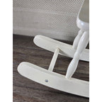Vintage Wooden Doll Rocking Chair White 16" Cottage Style 80s 90s