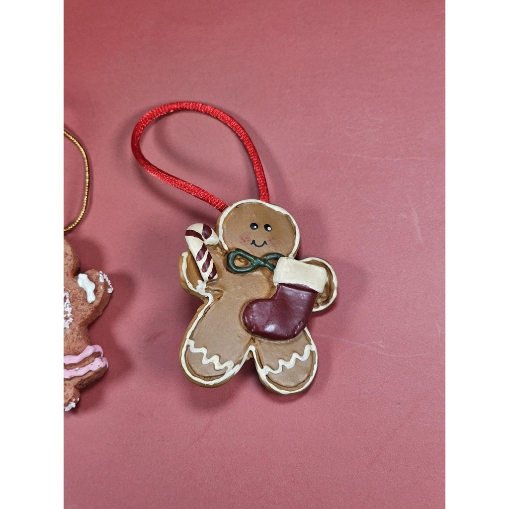 Vintage Gingerbread Christmas Tree Ornaments Holiday Decor 2"