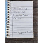 1988 Thunder Hill Elementary School Cookbook PTA Vintage Community Recipes