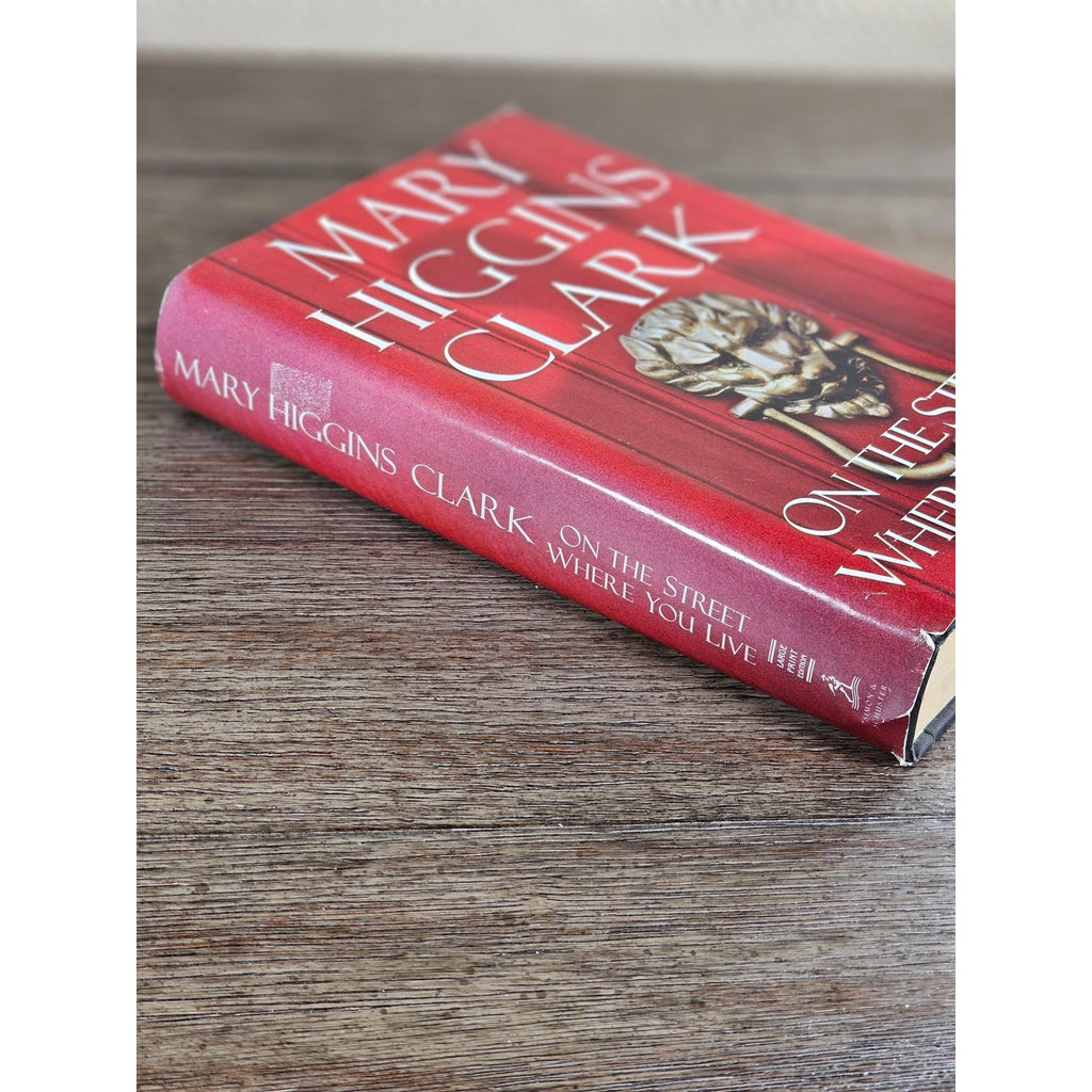 On the Street Where You Live – Large Print Hardcover, 2001