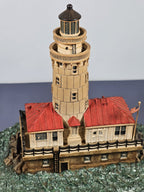 1993 DANBURY MINT CHICAGO HARBOR LIGHT HISTORIC LIGHTHOUSES