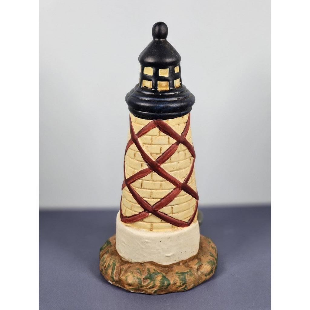 KS Collection Lighthouse Figurine Red Diamond Nautical Decor