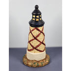 KS Collection Lighthouse Figurine Red Diamond Nautical Decor